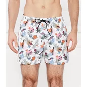Kąpielówki męskie - BOSS BLACK Szorty kąpielowe ICONIC | Regular Fit - miniaturka - grafika 1