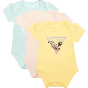 Guess Body 3-pack Regular Fit - Śpiochy dla niemowląt - miniaturka - grafika 1