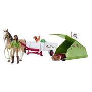 Figurki dla dzieci - Schleich Horse Club Sarah's Camping 42533 - miniaturka - grafika 1