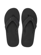 Klapki i japonki męskie - Quiksilver Japonki AQYL101091 Czarny - miniaturka - grafika 1