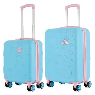 Zestaw walizek SEMI LINE T5883-0 44.5/54.5 cm Błękitny - Walizki - miniaturka - grafika 1