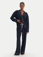 Piżamy damskie - Tommy Hilfiger Piżama UW0UW06142 Granatowy Relaxed Fit - miniaturka - grafika 1