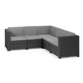Sofy ogrodowe - KETER sofa ogrodowa PROVENCE antracit - miniaturka - grafika 1