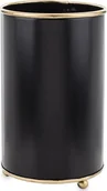 Donice - Art-Pol Osłonka metalowa czarna H: 21.5 cm - miniaturka - grafika 1