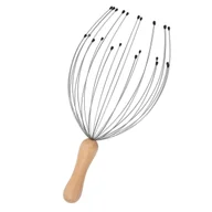 Masażery - AJURWEDYJSKI MASAŻER DO SKÓRY GŁOWY PAJĄCZEK RELAKSACYJNY - miniaturka - grafika 1