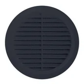 Kratki wentylacyjne - Osłona wentylacyjna Ø80 TUOS czarny - miniaturka - grafika 1