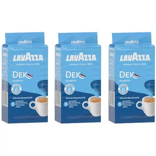 3x Kawa Mielona LAVAZZA Dek Classico Bezkofeinowa 250 g - Kawa - miniaturka - grafika 1