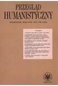 Przegląd Humanistyczny 2023/3 - Czasopisma - miniaturka - grafika 1