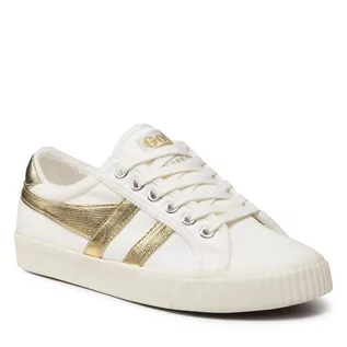 Trampki damskie - Gola Tenisówki Tennis Mark Cox CLA280 Off White/Gold - grafika 1