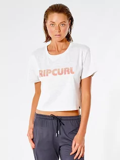 Koszulki i topy damskie - Rip Curl Koszulka w kolorze jasnoszarym - grafika 1