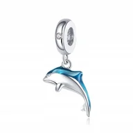 Wisiorki - Charms DELFIN do bransolet SREBRO C285 - miniaturka - grafika 1