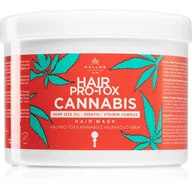 Maski do włosów - Kallos, Kjmn Pro-Tox Cannabis Maska Do Włosów, 500 ml - miniaturka - grafika 1