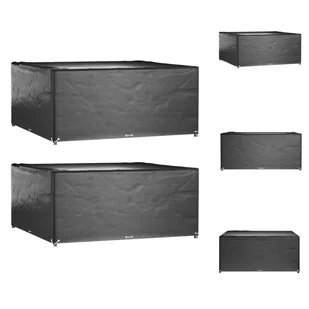 vidaXL Pokrowce na meble ogrodowe 2 szt. 16 oczek 250x250x90cm kwadratowe - Pokrowce ochronne na meble ogrodowe - Pokrowce na meble ogrodowe - miniaturka - grafika 1