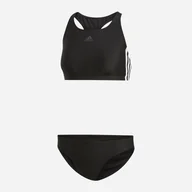 Stroje kąpielowe - Strój kąpielowy dwuczęściowy damski Adidas Fit 2Pc 3S DQ3315 40 Czarny (4060515169193) - miniaturka - grafika 1