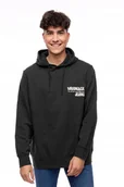 Bluzy męskie - WRANGLER SLOGAN HOODIE FADED BLACK W666ILXV6 XS - Wrangler - miniaturka - grafika 1