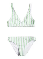 Stroje kąpielowe dla dziewczynek - Quiksilver Tropikalny Time Przedłużony Zestaw Bikini Dziewczęce (Zestaw 1 szt.) - miniaturka - grafika 1