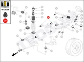 Wahacze - Silentblok wahacza TEDGUM 00720208 251407077 - miniaturka - grafika 1