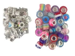 Zestaw Do Robienia Bransoletek DIY 90 Koralików - Zabawy w naśladowanie dorosłych - miniaturka - grafika 5