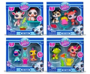 Littlest Pet Shop Zestaw 2 figurek seria 2 mix - TM Toys - Figurki dla dzieci - miniaturka - grafika 1