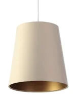 Lampy stojące - Kremowo-złota elegancka lampa wisząca glamour Xaluso - miniaturka - grafika 1