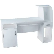 Biurka - EDINOS Białe biurko komputerowe G6-A22 - miniaturka - grafika 1