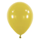 Balony i akcesoria - Balony lateksowe Decorator Fashion Mustard Musztardowy 28cm, 50 szt. - miniaturka - grafika 1