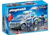 Klocki - 9053 PLAYMOBIL SAMOCHÓD POLICYJNY RADIOWÓZ ŚWIATŁO DŹWIĘK - miniaturka - grafika 1