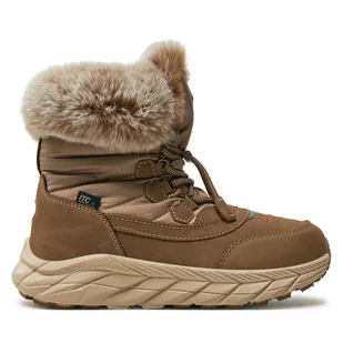 Śniegowce Leaf Solna LSOLN201Q Beżowy - Buty dla dziewczynek - miniaturka - grafika 1