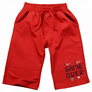 Krótkie SPODENKI Szorty NADRUK Bawełna 110 - Spodenki damskie - miniaturka - grafika 1