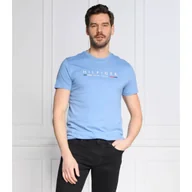 Koszulki męskie - Tommy Hilfiger T-shirt HILFIGER NEW YORK Slim Fit - miniaturka - grafika 1