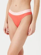 Majtki damskie - HUGO Stringi Sporty Logo 50480166 Czerwony - miniaturka - grafika 1