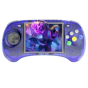 ANBERNIC RG ARC-S Game Console, 128GB TF Card, 16GB Linux, 1GB LPDDR4, HDMI Output - Transparent Blue - Konsole i gry retro - miniaturka - grafika 1