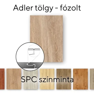 Leziter Adler Oak Vinyl SPC Flooring próbka/próbki - Płytki ceramiczne - miniaturka - grafika 1