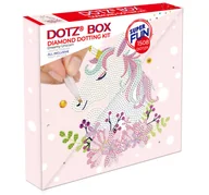 Prace ręczne dla dzieci - DIAMOND DOTZ, haft diamentowy, zestaw Dreamy Unicorn - miniaturka - grafika 1