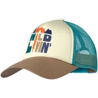Czapki i chusty sportowe męskie - Czapka z daszkiem Buff Trucker Cap Scen Multi - miniaturka - grafika 1