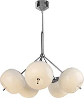 Lampy sufitowe - Lampa wisząca Witek Home Lampa wisząca Jabłko MC5069-5 srebrna - miniaturka - grafika 1