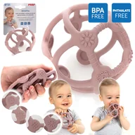 Zabezpieczenia dla dzieci - Gryzak ząbkowanie piłka sensoryczna BPA free REER - miniaturka - grafika 1
