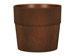 Scheurich Donica Groove Plus z tworzywa sztucznego (Orzech włoski) - Skrzynie ogrodowe - miniaturka - grafika 1