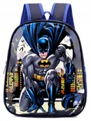 Plecaki szkolne i tornistry - Plecak przedszkolny dla chłopca dzieci do szkoły BATMAN chłopięcy mały - miniaturka - grafika 1
