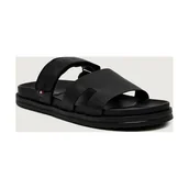 Klapki i japonki męskie - Tommy Hilfiger Skórzane klapki - miniaturka - grafika 1