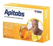 Przeziębienie i grypa - Rodzina Zdrowia Apitabs x 24 pastylki do ssania - miniaturka - grafika 1