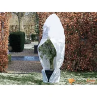 Akcesoria do urządzeń ogrodniczych - Outsideliving Nature Zimowa osłona z suwakiem, 150x150x200 cm 70 g/m, biała - miniaturka - grafika 1