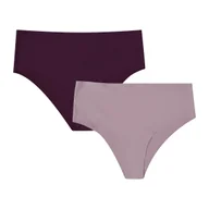 Majtki damskie - Henderson Ladies Figi Feliz 42584-K001 Bordowy-Brudny Róż XL Wielokolorowy - miniaturka - grafika 1