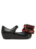 Buty dla dziewczynek - Melissa Baleriny Ultragirl Classic Bow 35967 Czarny - miniaturka - grafika 1