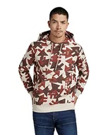 Bluzy męskie - G-STAR RAW Męska bluza z kapturem 'Strzałka Camo', Mehrfarbig (Dk Talc Raw Arrow Camo C365-d109), L - miniaturka - grafika 1