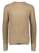 Swetry męskie - Jack & Jones Sweter "Pannel" w kolorze jasnobrązowym - miniaturka - grafika 1