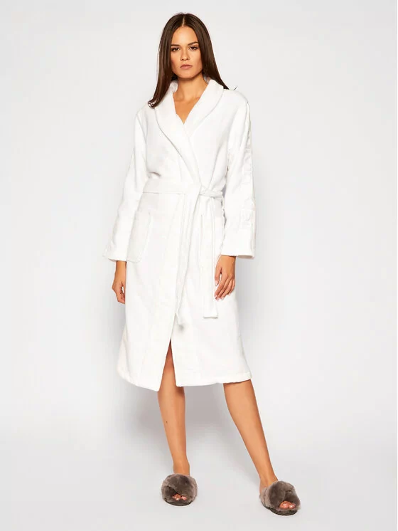 Calvin Klein Underwear Szlafrok Robe 000EW1159E Biały