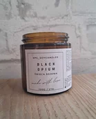 Świece - Świeca Sojowa Zapachowa Black Opium 120ml 27h Drewniany knot - miniaturka - grafika 1