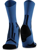 Skarpetki sportowe męskie - X-SOCKS Skarpety biegowe TRAILRUN PERFORM CREW mineral blue/x black - miniaturka - grafika 1