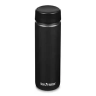 Shakery i bidony sportowe - Butelka termiczna Klean Kanteen Wide mit Wide Loop Cap 800 ml Black - miniaturka - grafika 1